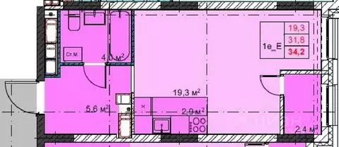 1-к кв. Приморский край, Владивосток Бам мкр,  (34.2 м)