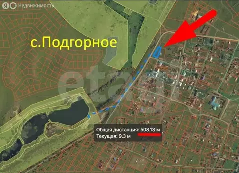 Участок в Майминский район, село Подгорное, Береговая улица (1052 м)