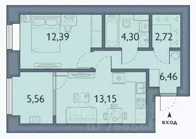 1-к кв. Брянская область, Брянский район, пос. Мичуринский, ...