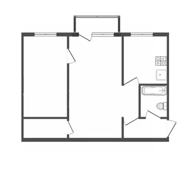 2-к кв. Челябинская область, Озерск Уральская ул., 17 (40.3 м)