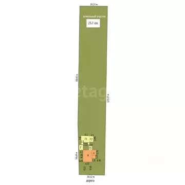 Дом в Тамбовская область, Мичуринский муниципальный округ, с. Борщевое ...