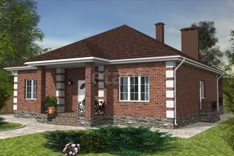 Дом в Мордовия, Лямбирский район, Берсеневское с/пос, Альтерра кп  (80 ...