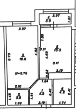 1-комнатная квартира: Анапа, улица Шевченко, 288к4 (45 м)