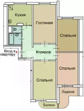 4-к кв. Московская область, Мытищи ул. Сукромка, 26 (92.4 м)