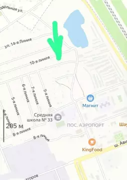 Участок в Волгоградская область, Волгоград Спутник СНТ, 1 массив, 10-я ...