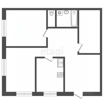 2-к кв. Ставропольский край, Пятигорск ул. Аллея Строителей (49.1 м)