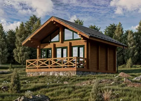 Дом в Алтай, Чемальский район, Элекмонарское с/пос, Седьмое Небо кп  ...