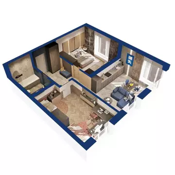 2-к кв. Башкортостан, Уфа Сипайловская ул., 31 (63.51 м)