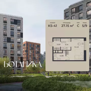 Студия Липецкая область, Липецк Авторский жилрайон, Ботаника жилой ...