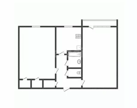 2-к кв. Костромская область, Нерехта Октябрьская ул., 12 (44.1 м)