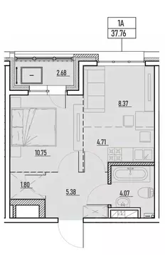 2-к кв. Иркутская область, Иркутск Правобережный округ, Стрижи Сити ...