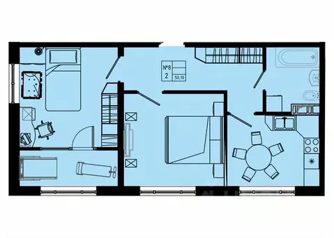 2-к кв. Ленинградская область, Коммунар г. Гатчинский муниципальный ...