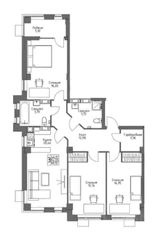 Свободной планировки кв. Волгоградская область, Волгоград ул. ...