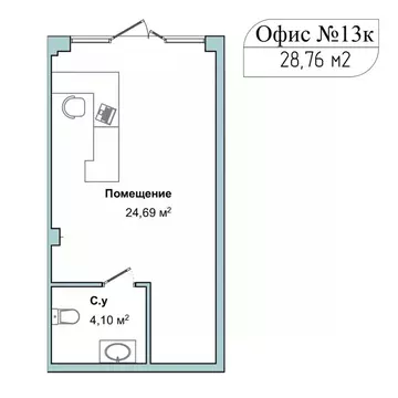 Помещение свободного назначения в Севастополь ул. Летчиков, 10к4 (29 ...