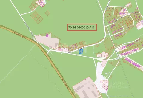 Участок в Томская область, Томский район, Зоркальцевское с/пос, пос. ...