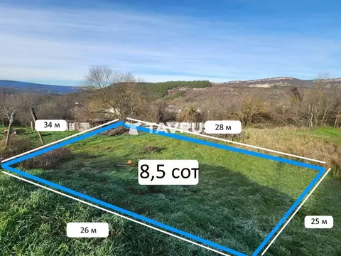 Участок в Крым, Симферопольский район, Перовское с/пос, с. Каштановое  ...