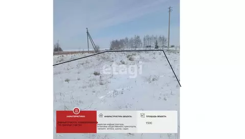 Участок в Белгородская область, Губкинский городской округ, с. Бобровы ...