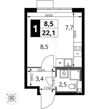 Студия Московская область, Химки Подрезково мкр, 1-й Шереметьевский ...