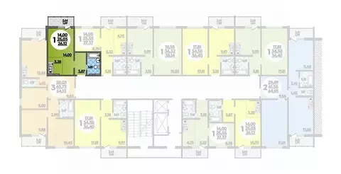 Студия Ростовская область, Ростов-на-Дону ул. Костенко, 12 (26.12 м)