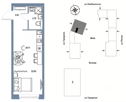 Студия Свердловская область, Екатеринбург муниципальное образование, ...