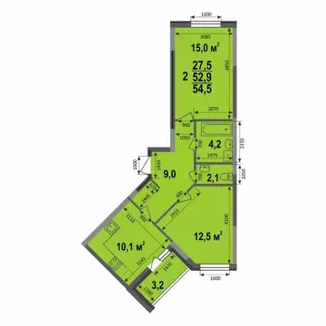 2-к кв. Владимирская область, Владимир Веризино мкр, Веризино лайф ...