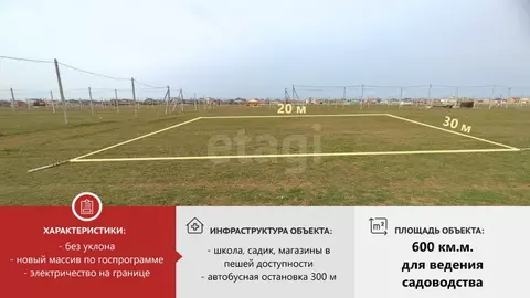 Участок в Крым, Сакский район, с. Лесновка ул. Садовая (6.0 сот.)