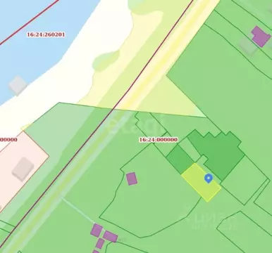 Участок в Татарстан, Лаишевский район, Матюшинское с/пос, Зеленый Бор ...