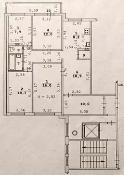 4-комнатная квартира: Екатеринбург, Расточная улица, 22 (88 м)