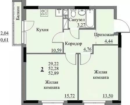 2-к кв. Удмуртия, Ижевск Автопроизводство жилрайон, 3-й мкр, Арден на ...