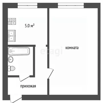 1-к кв. Ярославская область, Ярославль ул. Панина, 23 (32.4 м)