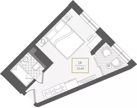 1-комнатная квартира: Адлер, улица Ленина, 280А (26.2 м)