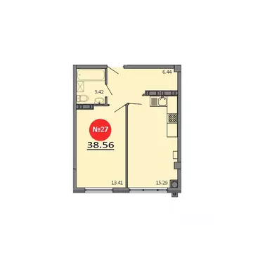 1-к кв. Крым, Симферопольский район, Мирновское с/пос, с. Белоглинка ...