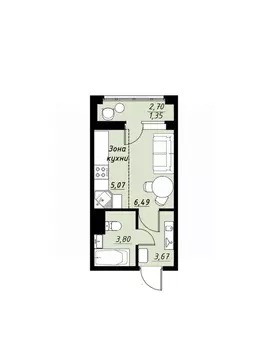 Студия Тамбовская область, Тамбов Телецентр мкр, Строганов жилой ...