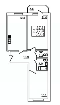 2-к кв. Ставропольский край, Пятигорск Бештау мкр, Алые Паруса жилой ...