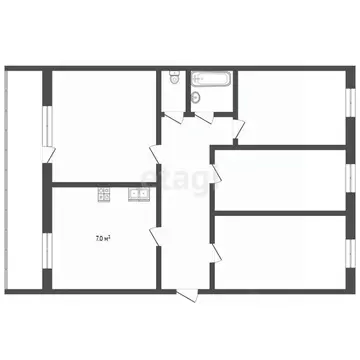 4-к кв. Пермский край, Добрянка ул. Карла Маркса, 79/2 (73.0 м)