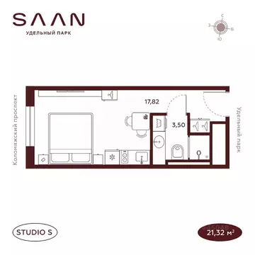 Студия Санкт-Петербург  (21.32 м)