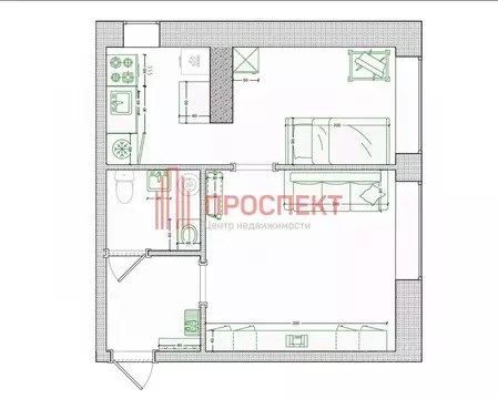 2-к кв. Пензенская область, Пенза Совхоз Победа тер.,  (31.1 м)
