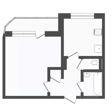 1-к кв. Пермский край, Пермь Сысольская ул., 8А (34.4 м)