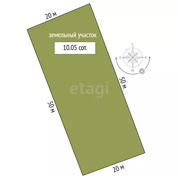 Участок в Плотниковский сельсовет, садоводческое некоммерческое ...