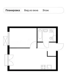 1-к кв. Московская область, Красногорск городской округ, пос. ...