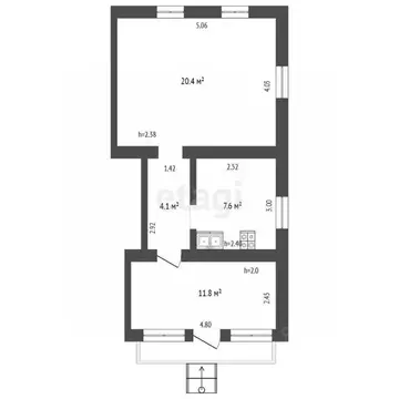 Дом в Башкортостан, Стерлитамак Комсомольский мкр, ул. Вахтангова (32 ...