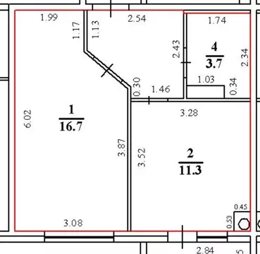 1-к кв. Ульяновская область, Ульяновск просп. Столыпина, 2 (37.0 м)