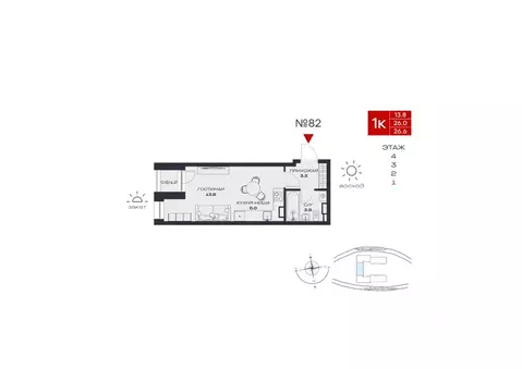 Студия Пермский край, Пермский муниципальный округ, с. Култаево, Южный ...