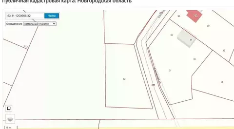 Участок в Новгородская область, Новгородский район, Савинское с/пос, ...