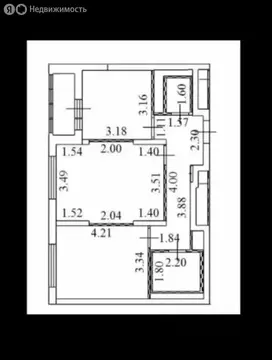 2-комнатная квартира: Москва, Измайловский бульвар, 71 (60 м)