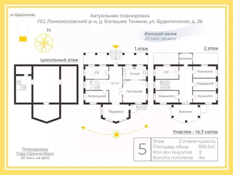 Коттедж в Ленинградская область, Ломоносовский район, Аннинское ...