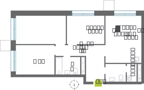 3-к кв. Московская область, Красногорск Чернево-2 мкр,  (70.7 м)