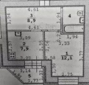 1-к кв. Свердловская область, Екатеринбург ул. Сурикова, 53А (36.0 м)