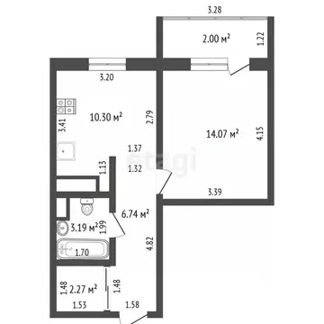 1-к кв. Москва Варшавское ш., 170Ек9 (36.9 м)