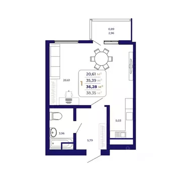 1-к кв. Башкортостан, Уфа Затон-Восточный жилрайон, Паруса жилой ...